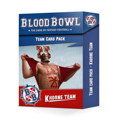 BLOOD BOWL: KHORNE TEAM CARD PACK (7211141234850)