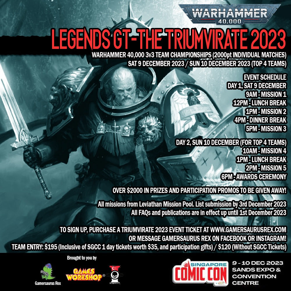 Copy of LEGENDS GT - THE TRIUMVIRATE 2023 SGCC ENTRY (8052444037282)