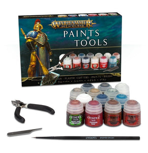 WARHAMMER AGE OF SIGMAR PAINTS + TOOLS SET (6687415435426)