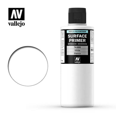 Vallejo Surface Primer: White (200ml) (6781784653986)