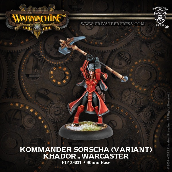 Kommander Sorscha - Khador Warcaster (Variant) (7220104495266)