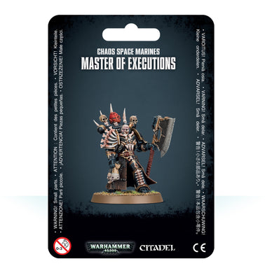 CHAOS SPACE MARINES MASTER OF EXECUTIONS (6771120668834)