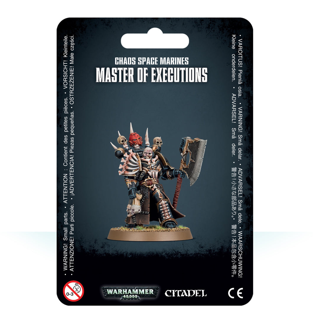 CHAOS SPACE MARINES MASTER OF EXECUTIONS (6771120668834)