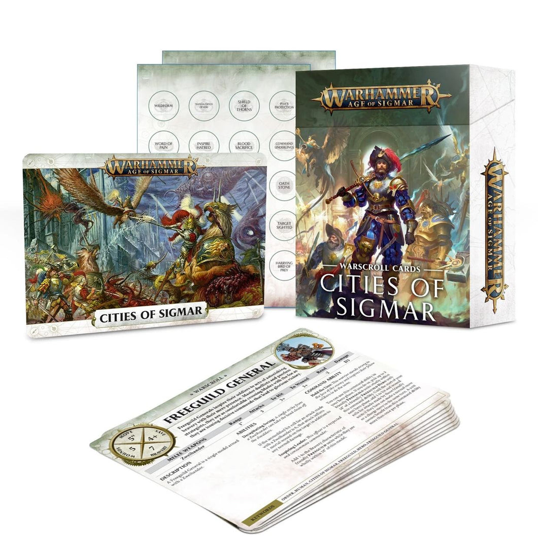 WARSCROLL CARDS: CITIES OF SIGMAR (6792918597794)