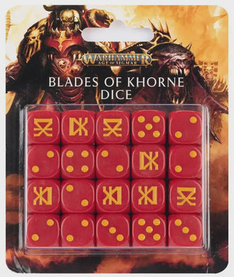 AGE OF SIGMAR: BLADES OF KHORNE DICE SET (7872930283682)