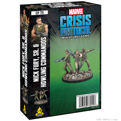 Marvel Crisis Protocol Nick Fury Sr & Howling Commandos (7832794300578)