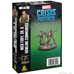 Marvel Crisis Protocol Nick Fury Sr & Howling Commandos (7832794300578)