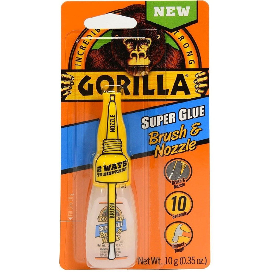 Gorilla Super Glue (Brush & Nozzle) (5914568392866)