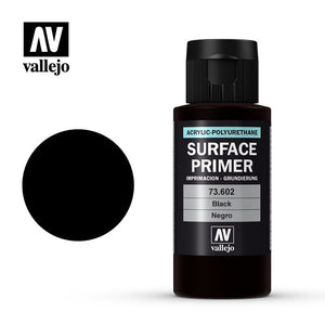 Vallejo Surface Primer: Black (60ml) (6781779869858)