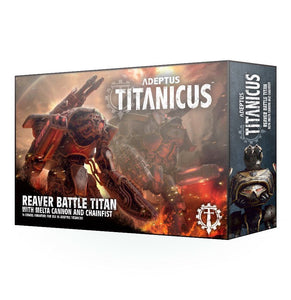 Adeptus Titanicus Reaver Battle Titan with Melta Cannon and Chainfist (5063006355593)