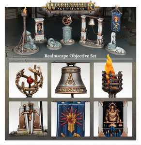 AGE OF SIGMAR: REALMSCAPE OBJECTIVE SET (6850559803554)