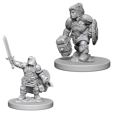 D&D Nolzur's Marvelous Unpainted Minis - Dwarf Female Paladin (5365575811234)