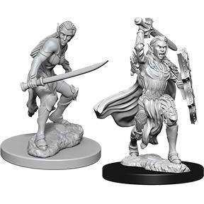 D&D Nolzur's Marvelous Unpainted Minis - Elf Female Fighter (5365428813986)