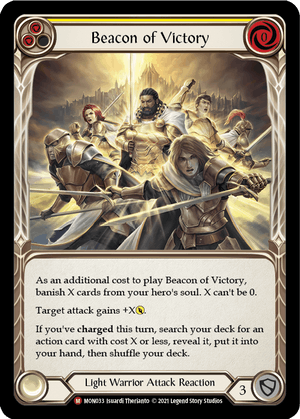 Beacon of Victory Rainbow Foil: Monarch 1st Edition (6784282198178)