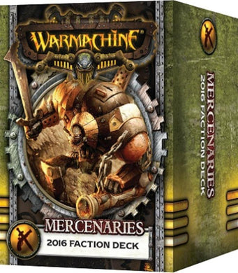 Warmachine: Mercenaries 2016 Faction Deck (5365166801058)
