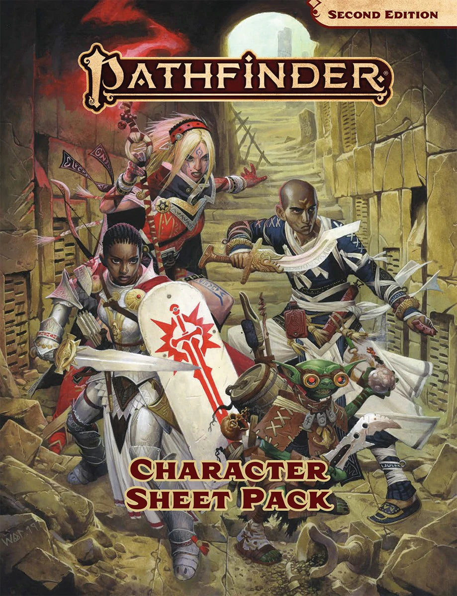 Pathfinder Second Edition: Character Sheet Pack (5373908648098)