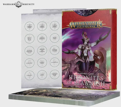 WAR SCROLL CARDS: HEDONITES OF SLAANESH (ENG) (7872931692706)