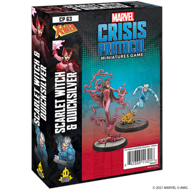Marvel Crisis Protocol Miniatures Game Scarlet Witch and Quicksilver (7239971930274)