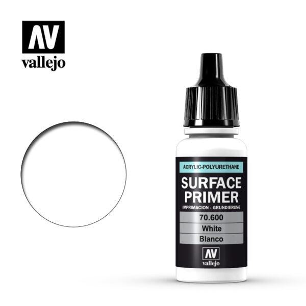 Vallejo Surface Primer: White (17ml) (6781770039458)