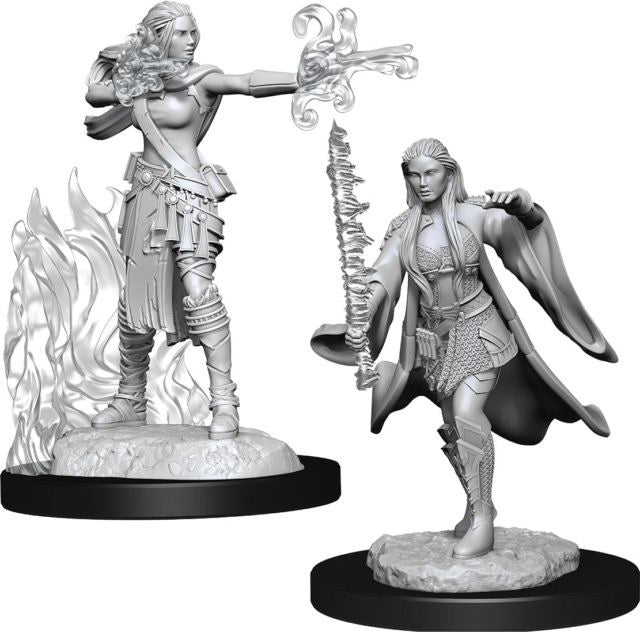 D&D Nolzur's Marvelous Unpainted Minis - Multiclass Warlock & Sorcerer Female (6880758202530)