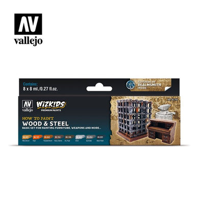 Vallejo WizKids: Wood & Steel Set (6782554308770)