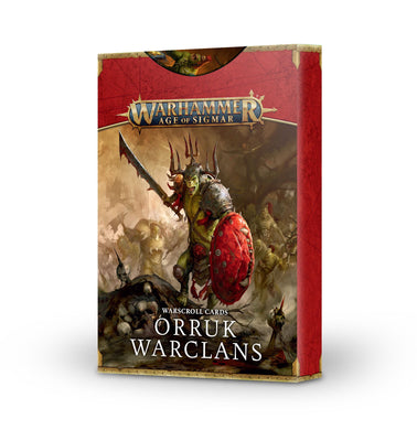 WARSCROLL CARDS:  ORRUK WARCLANS (ENG) (7083332206754)