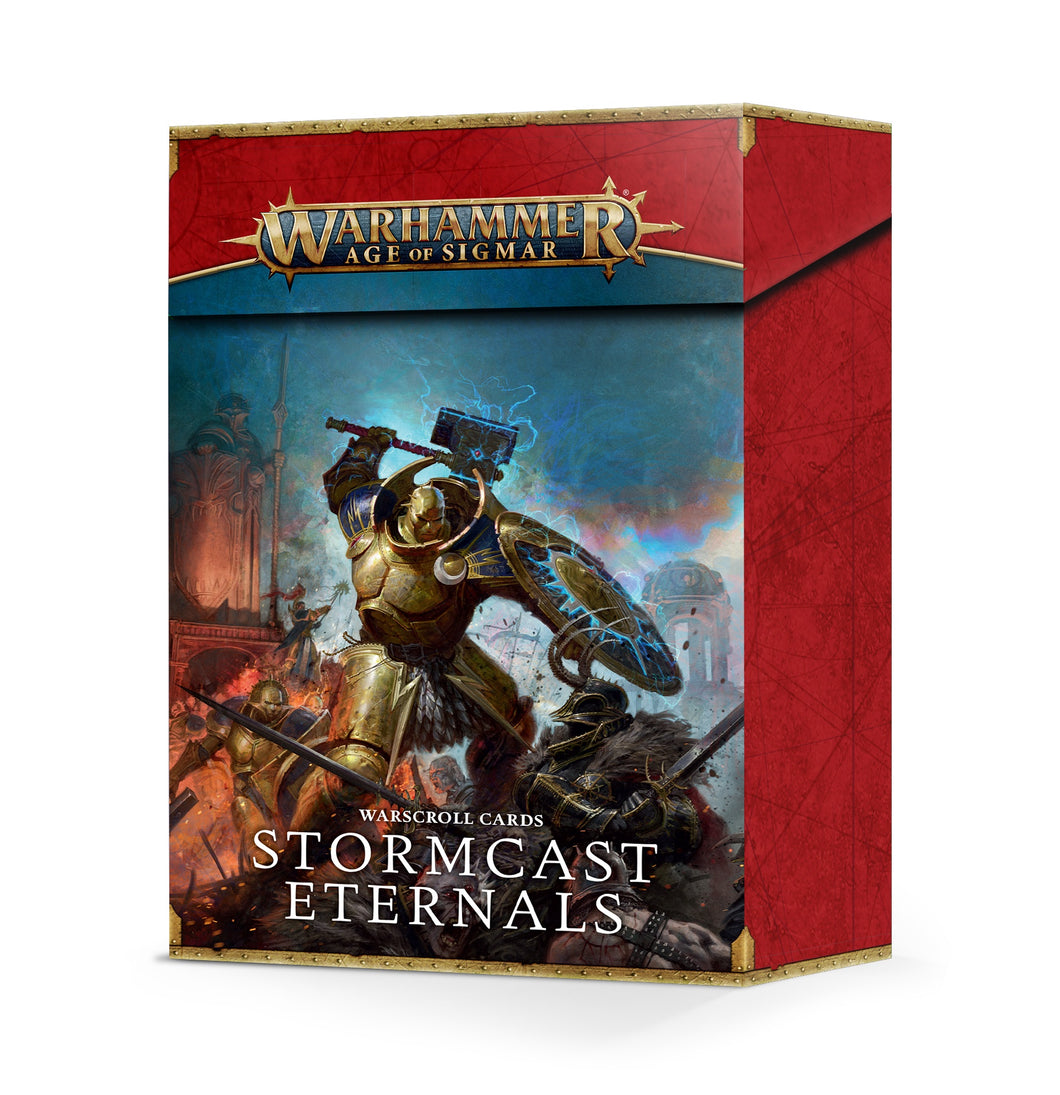 WARSCROLL CARDS: STORMCAST ETERNALS ENG (7083331813538)