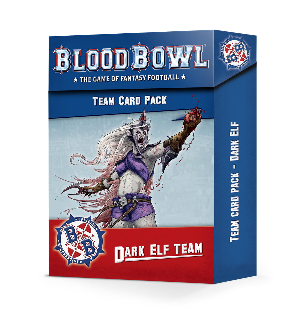 BLOOD BOWL DARK ELF TEAM CARD PACK (7083334369442)