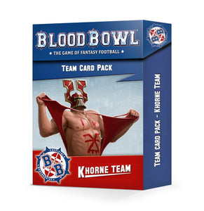 BLOOD BOWL: KHORNE TEAM CARD PACK (7211141234850)