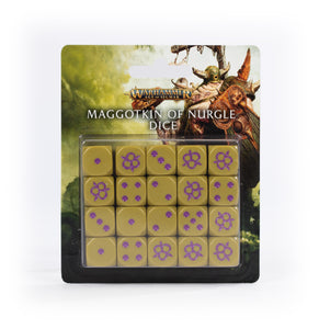 AGE OF SIGMAR: MAGGOTKIN OF NURGLE DICE (7256051777698)