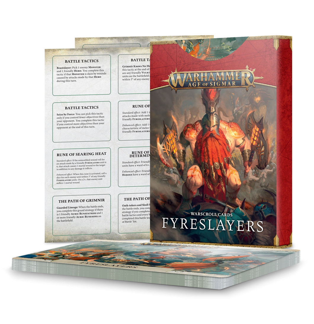 WARSCROLL CARDS: FYRESLAYERS (ENG) (7388347629730)