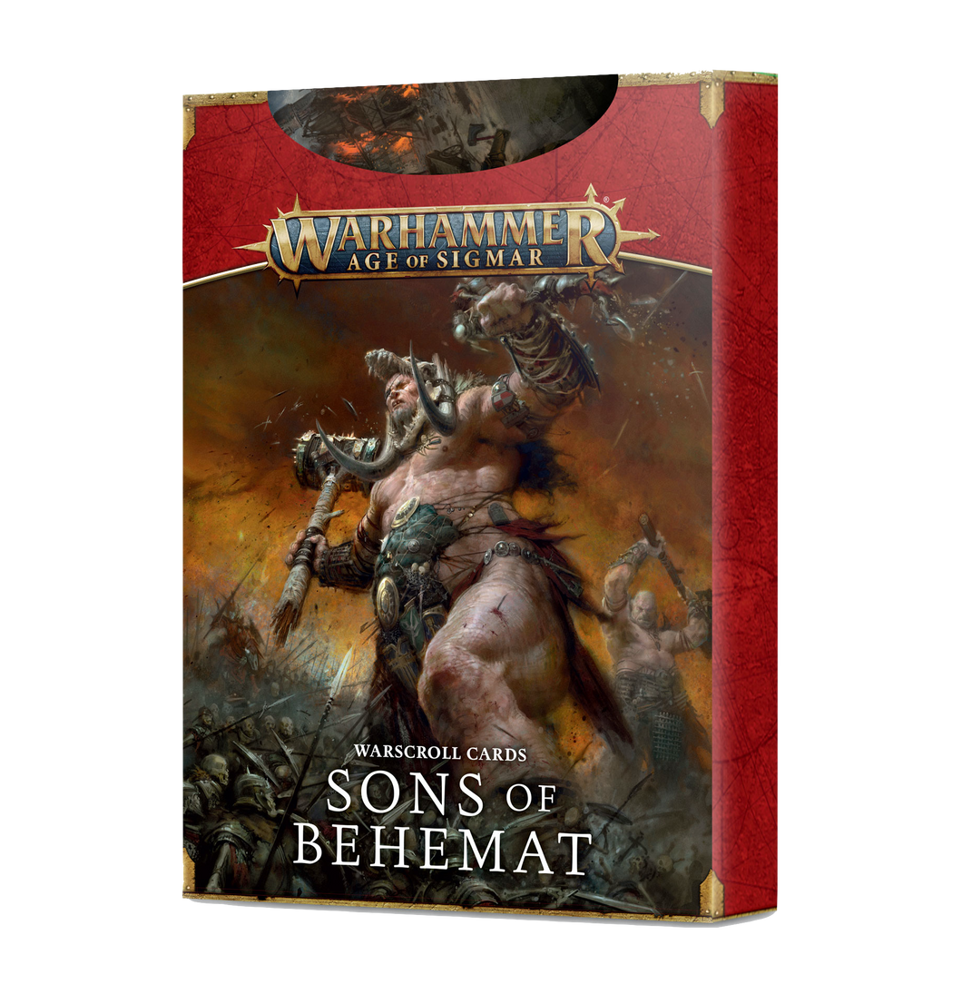 WARSCROLL CARDS: SONS OF BEHEMAT (ENG) (7720671150242)