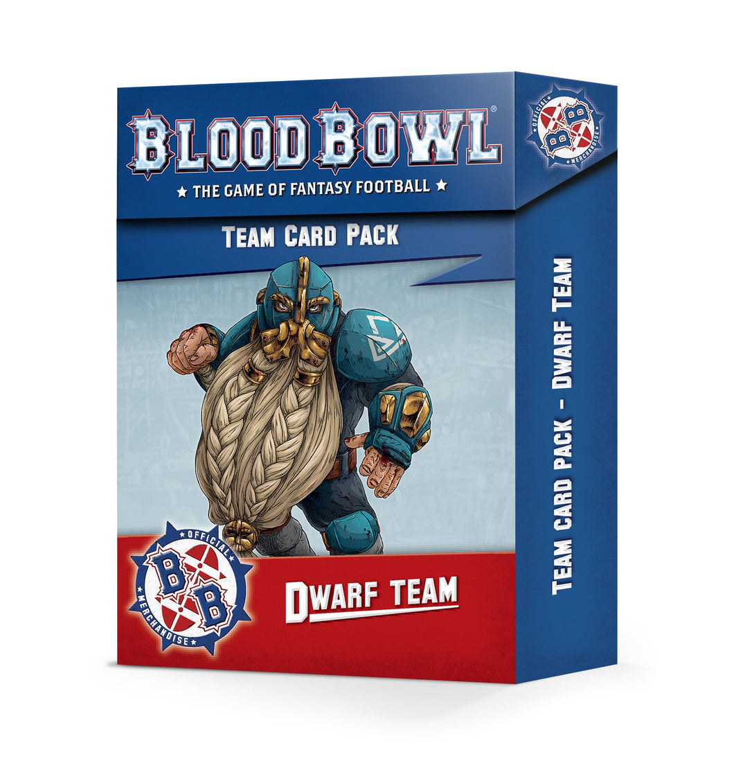 BLOOD BOWL: DWARF TEAM CARD PACK (6060512837794)