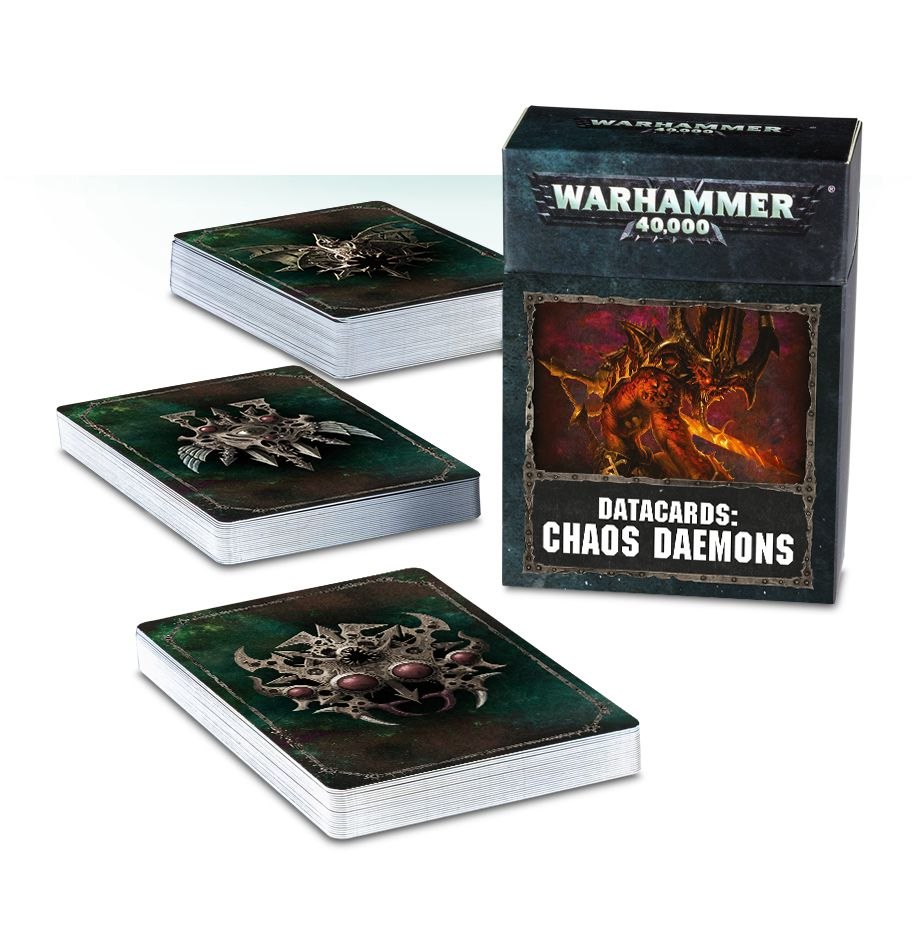 DATACARDS: CHAOS DAEMONS (ENGLISH) (5914758283426)