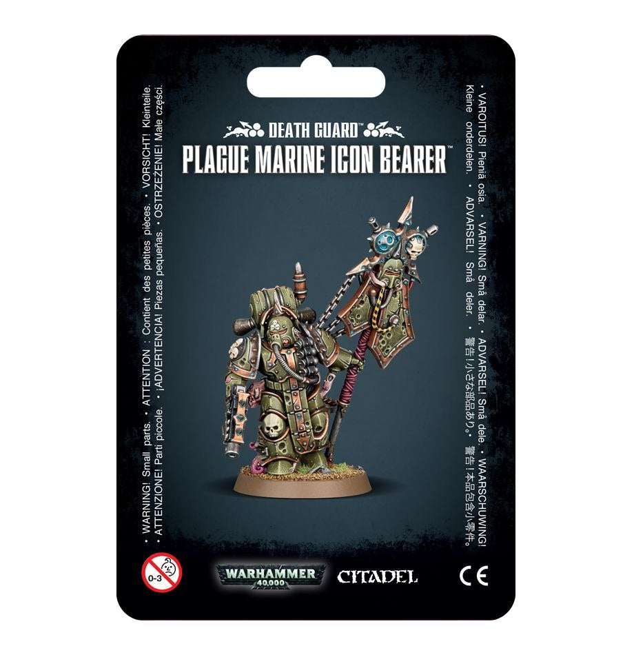 DEATH GUARD PLAGUE MARINE ICON BEARER (5914764935330)