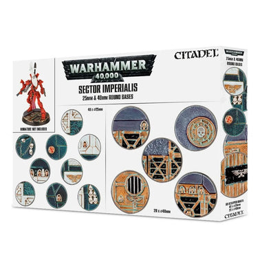 SECTOR IMPERIALIS: 25 & 40MM ROUND BASES (5914776699042)