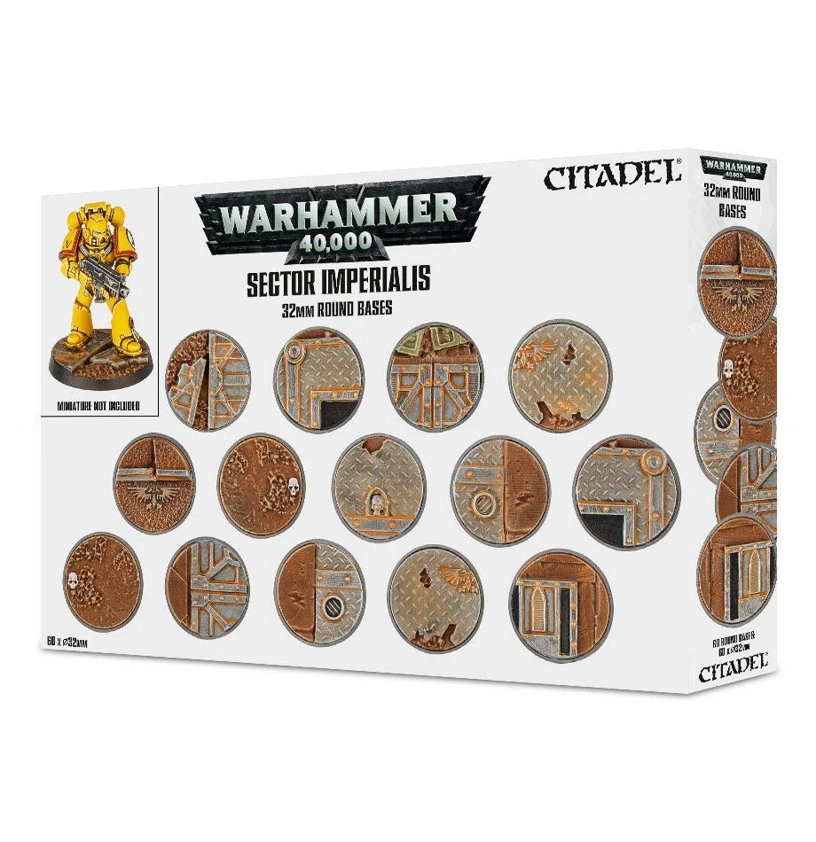 SECTOR IMPERIALIS: 32MM ROUND BASES (5914776633506)