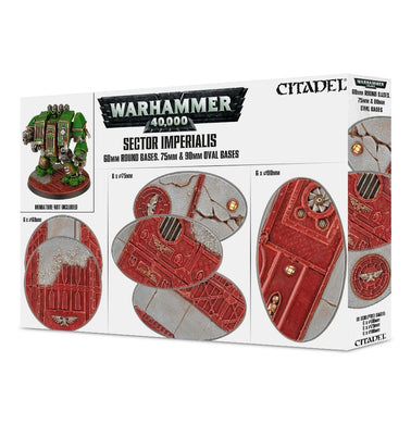 SECTOR IMPERIALIS: 60MM RD+75/90MM OVAL BASES (5914742849698)