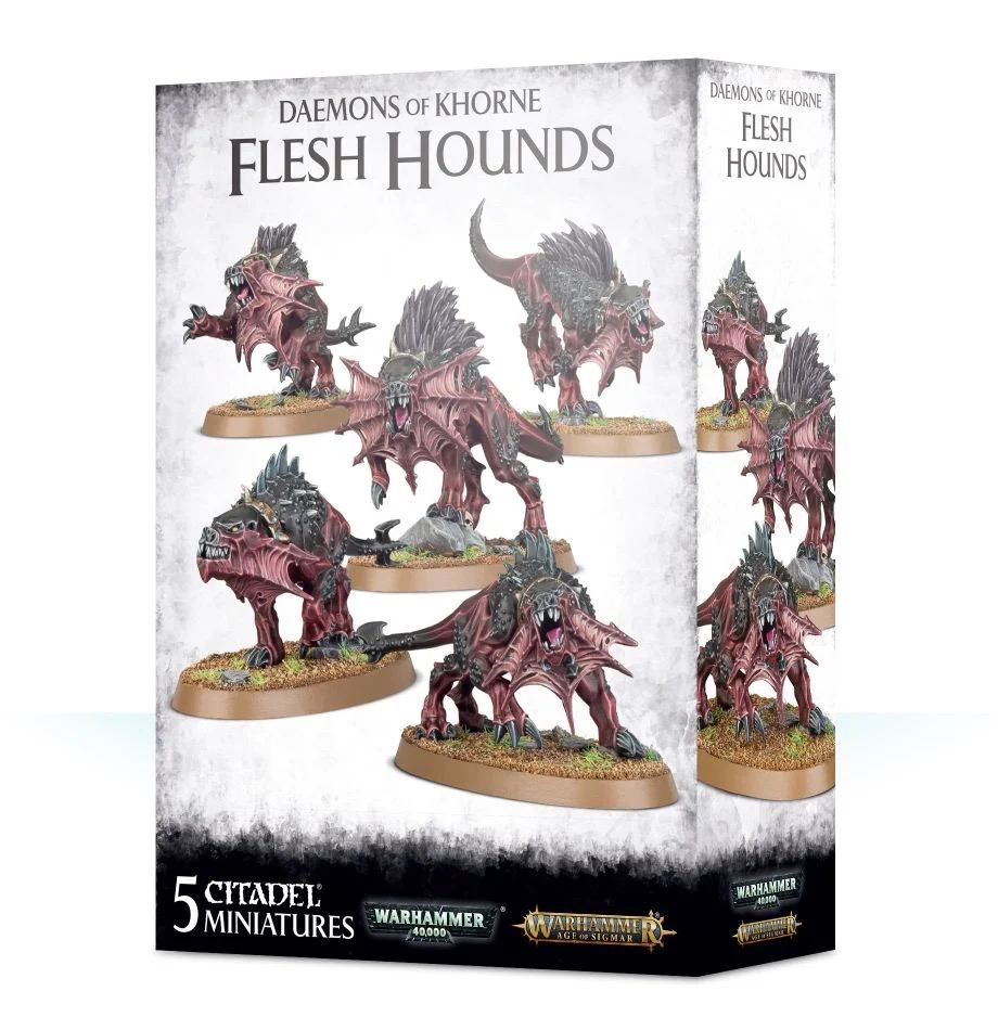 DAEMONS OF KHORNE FLESH HOUNDS (5914594050210)